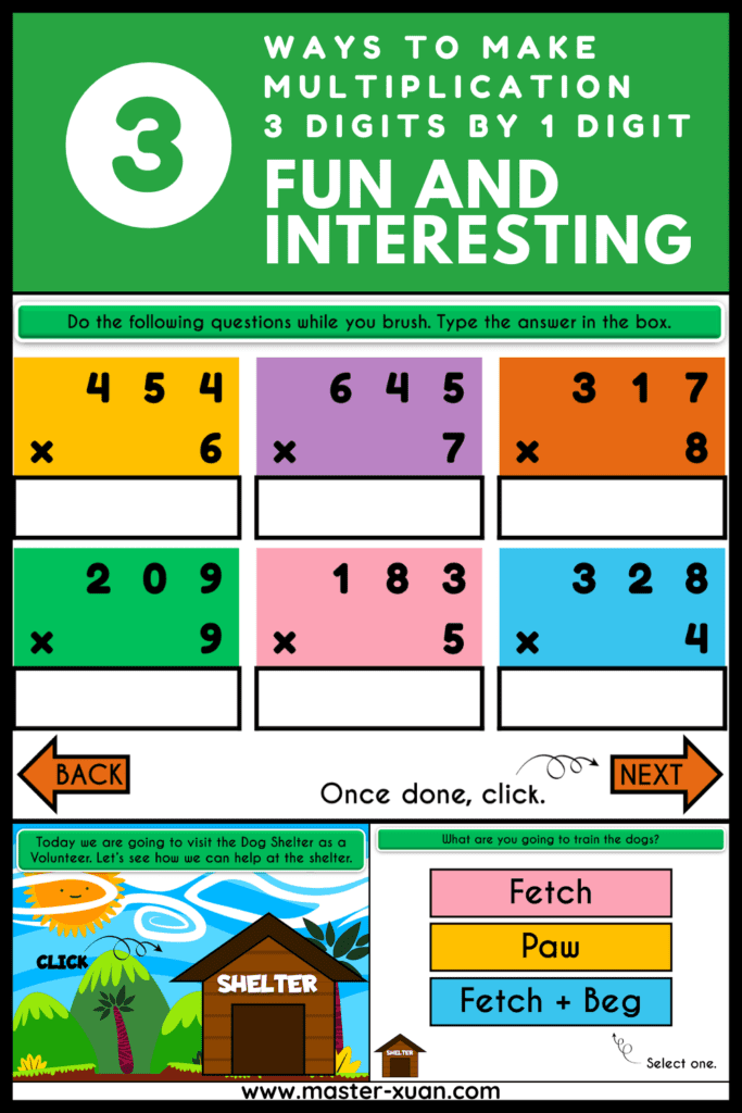 3 ways to make multiplication 3 digits by 1 digit fun and interesting pinterest pin