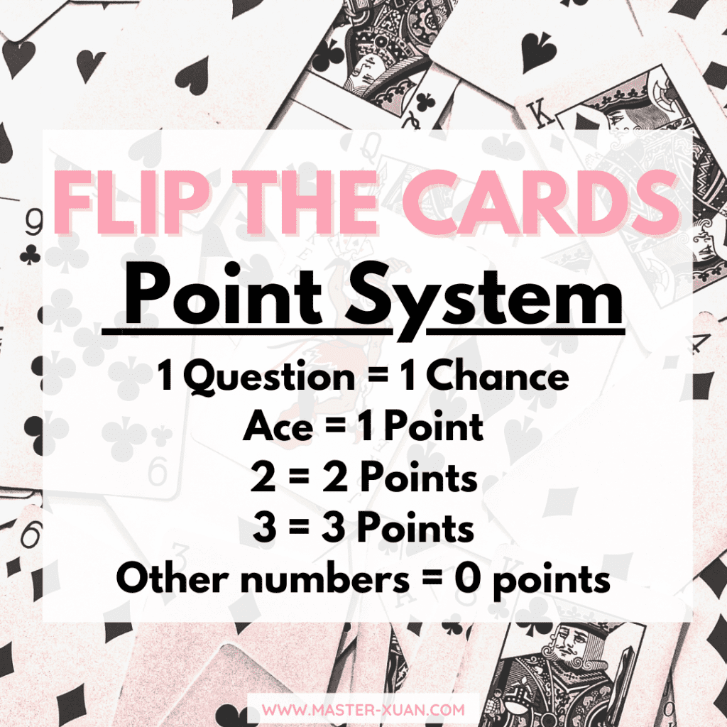 Flip The Cards Point System