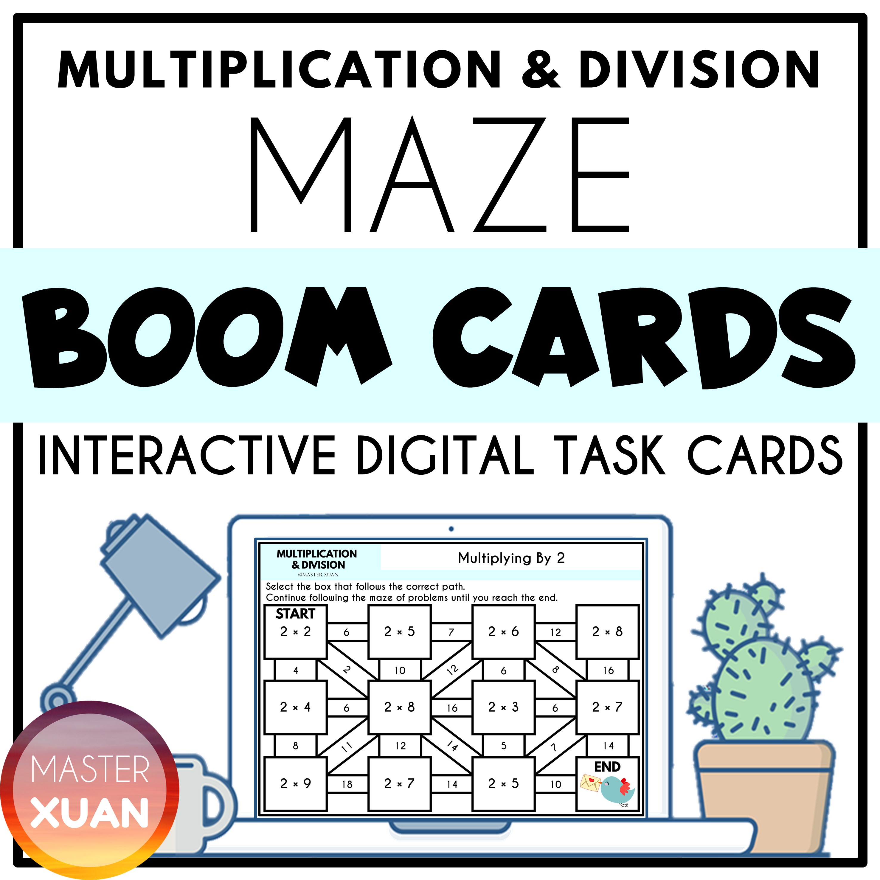 multiplication and division math games such as mazes