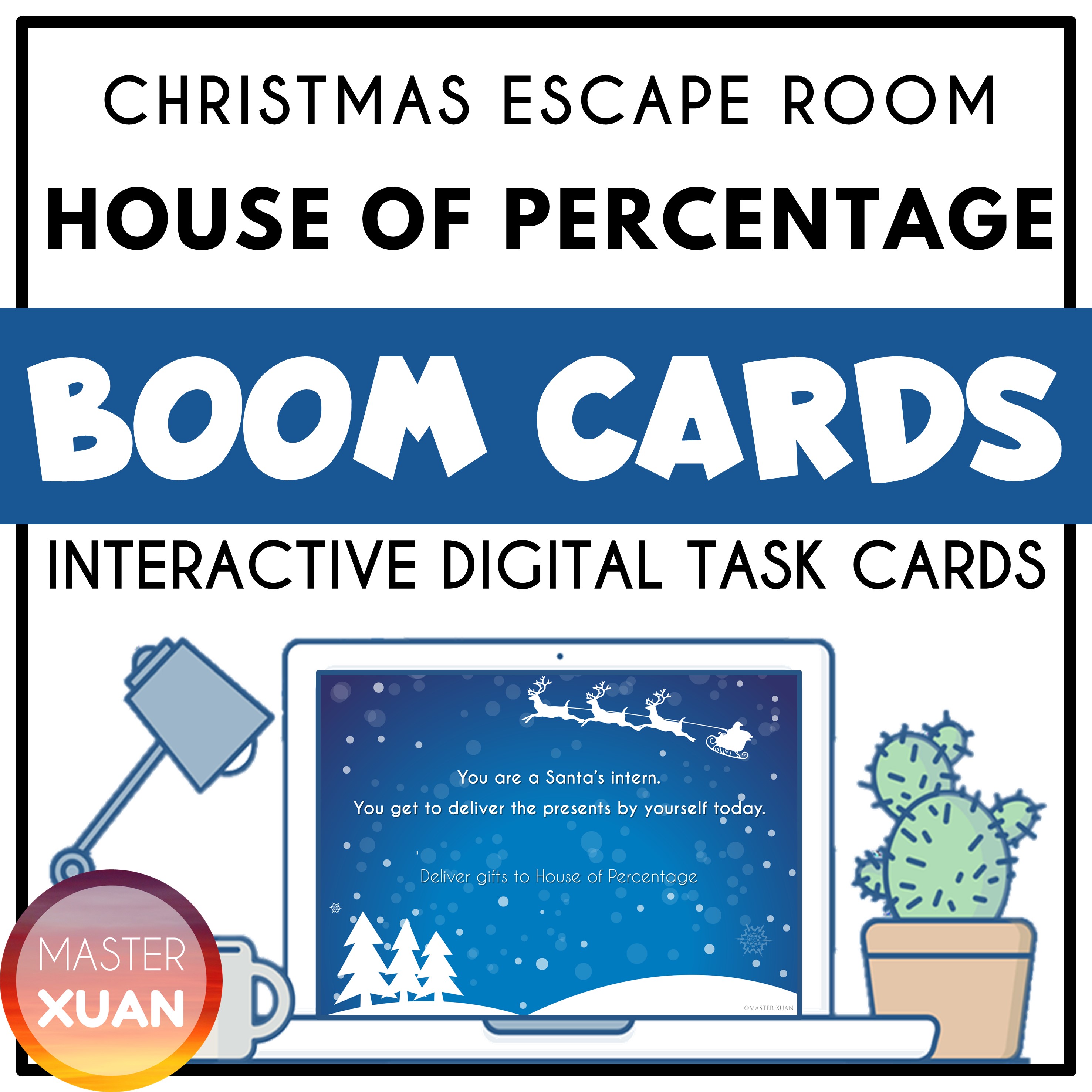 Percentage Math Games Escape Room - House of Percentage