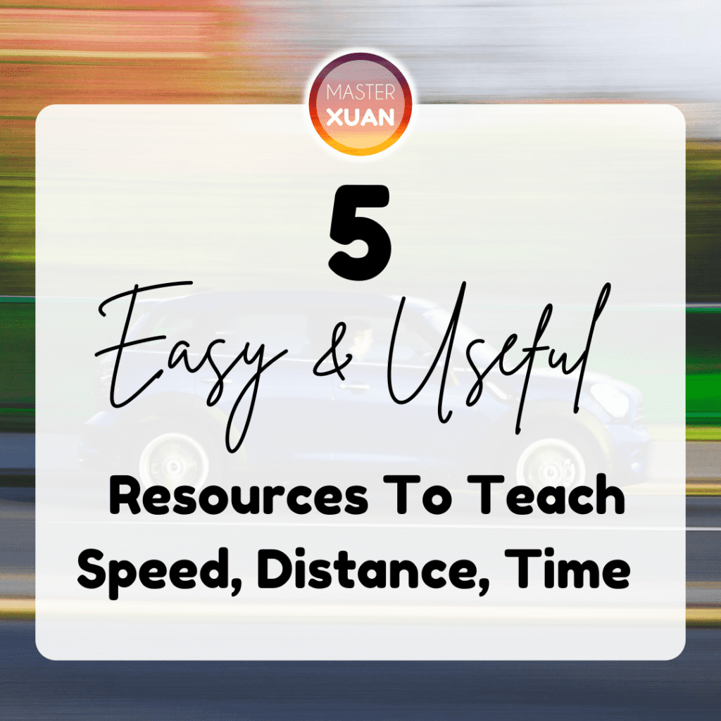 5 easy & useful resources to teach speed, distance, time cover