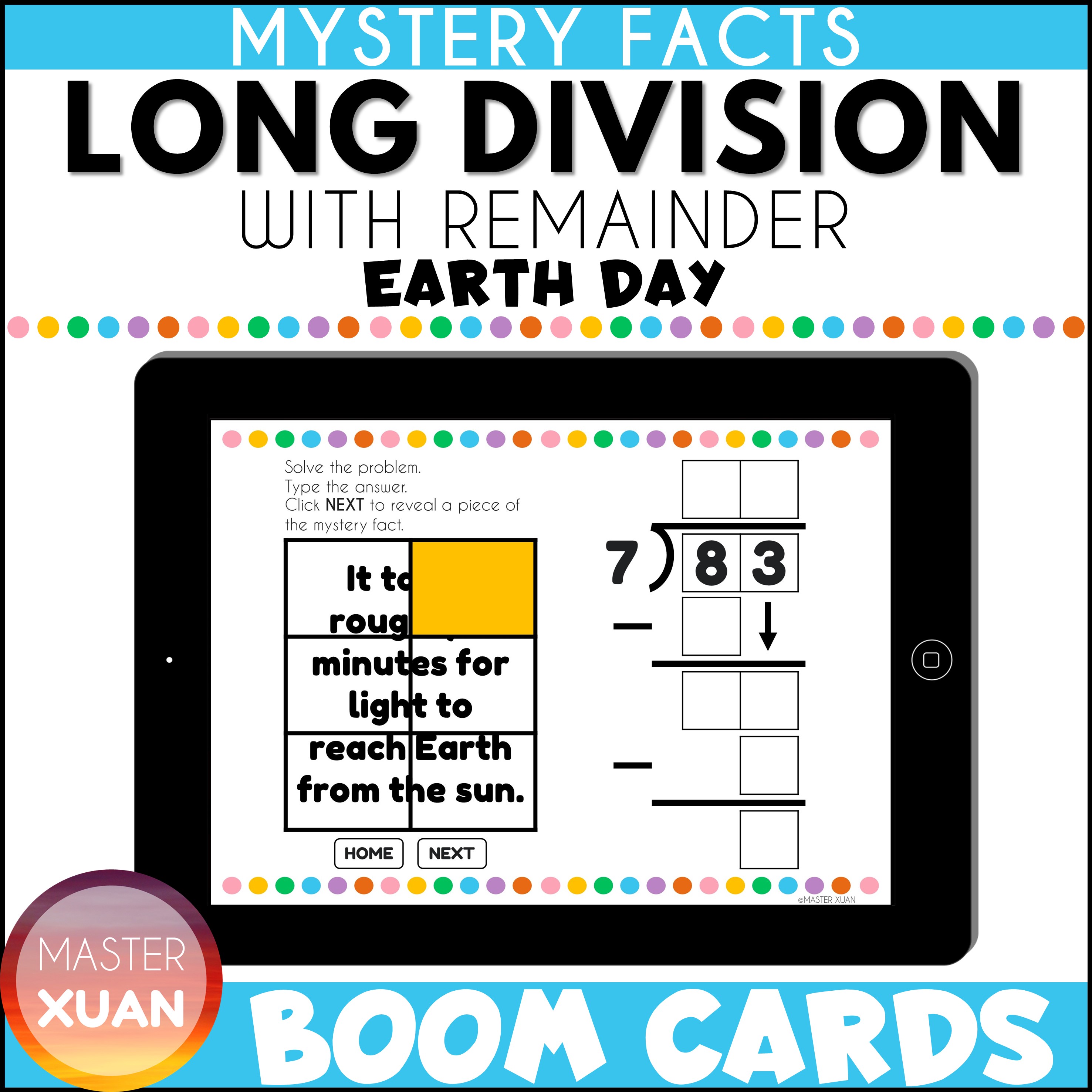 long division with a remainder