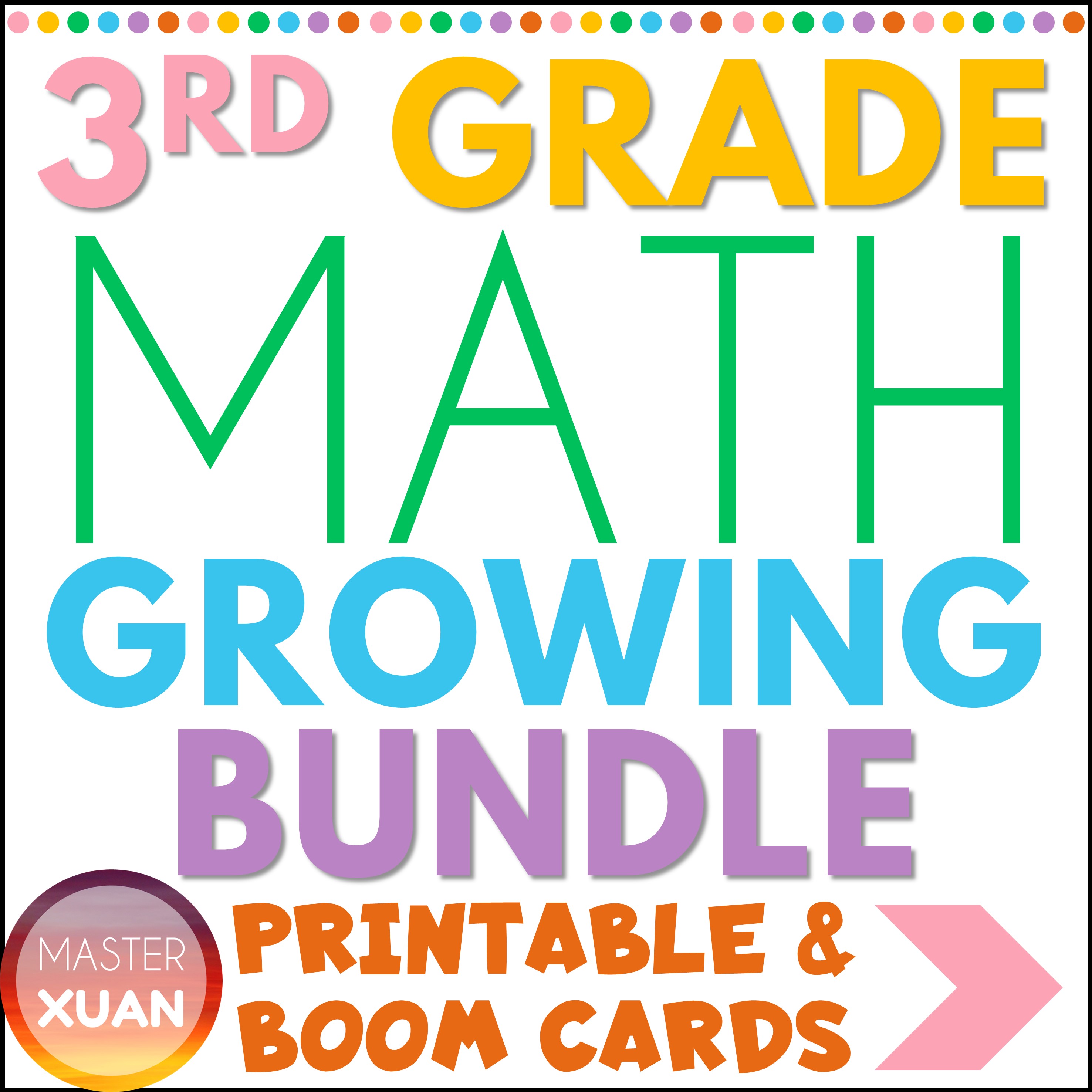 practice 3rd grade math with growing bundle