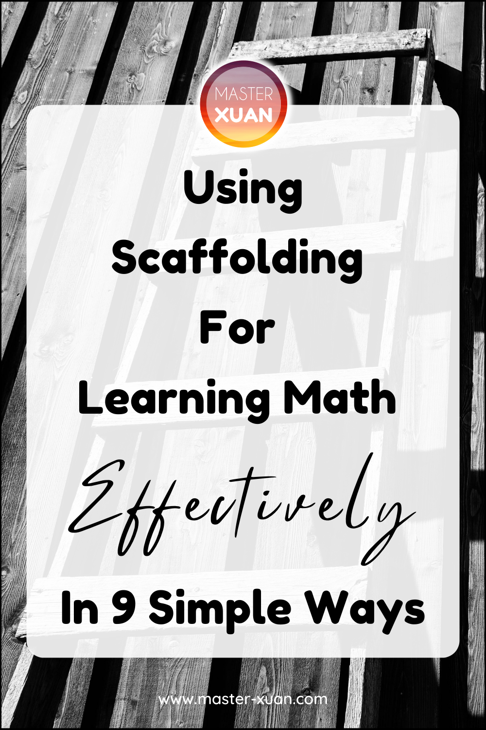 scaffolding for learning is how ladder provides support and brings students to a higher level 