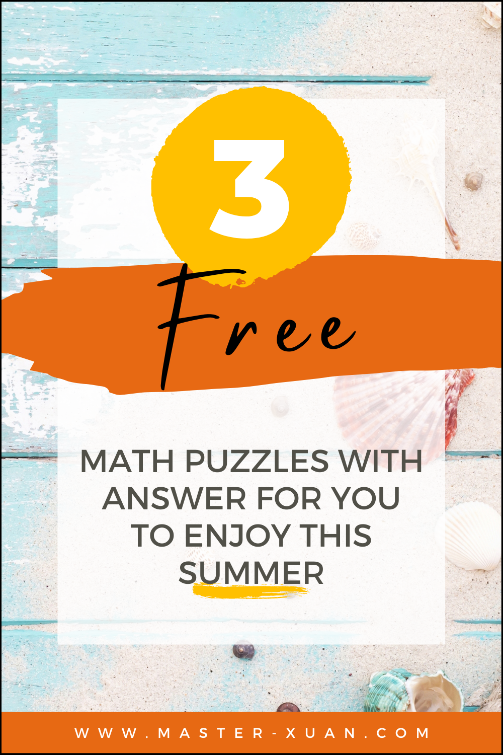 math puzzles with answer for summer