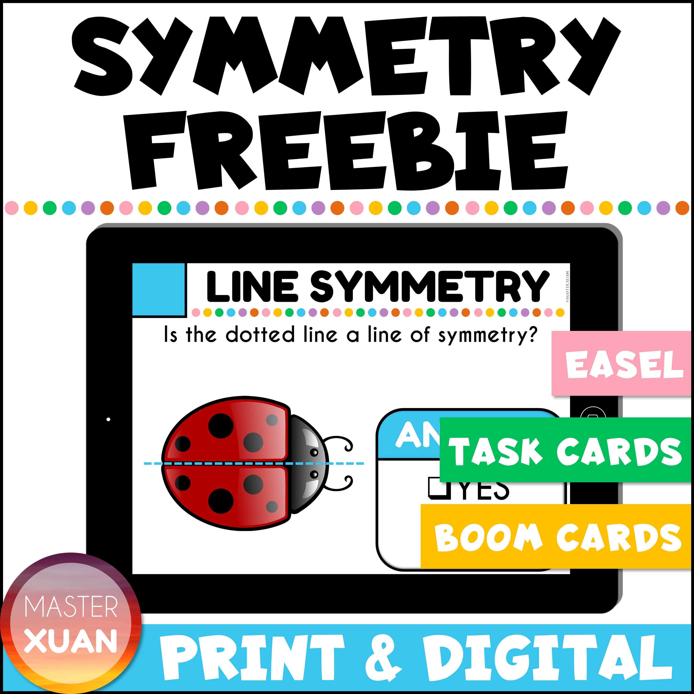 5 Interesting And Fun Math Activities With Symmetry ~ Master Xuan