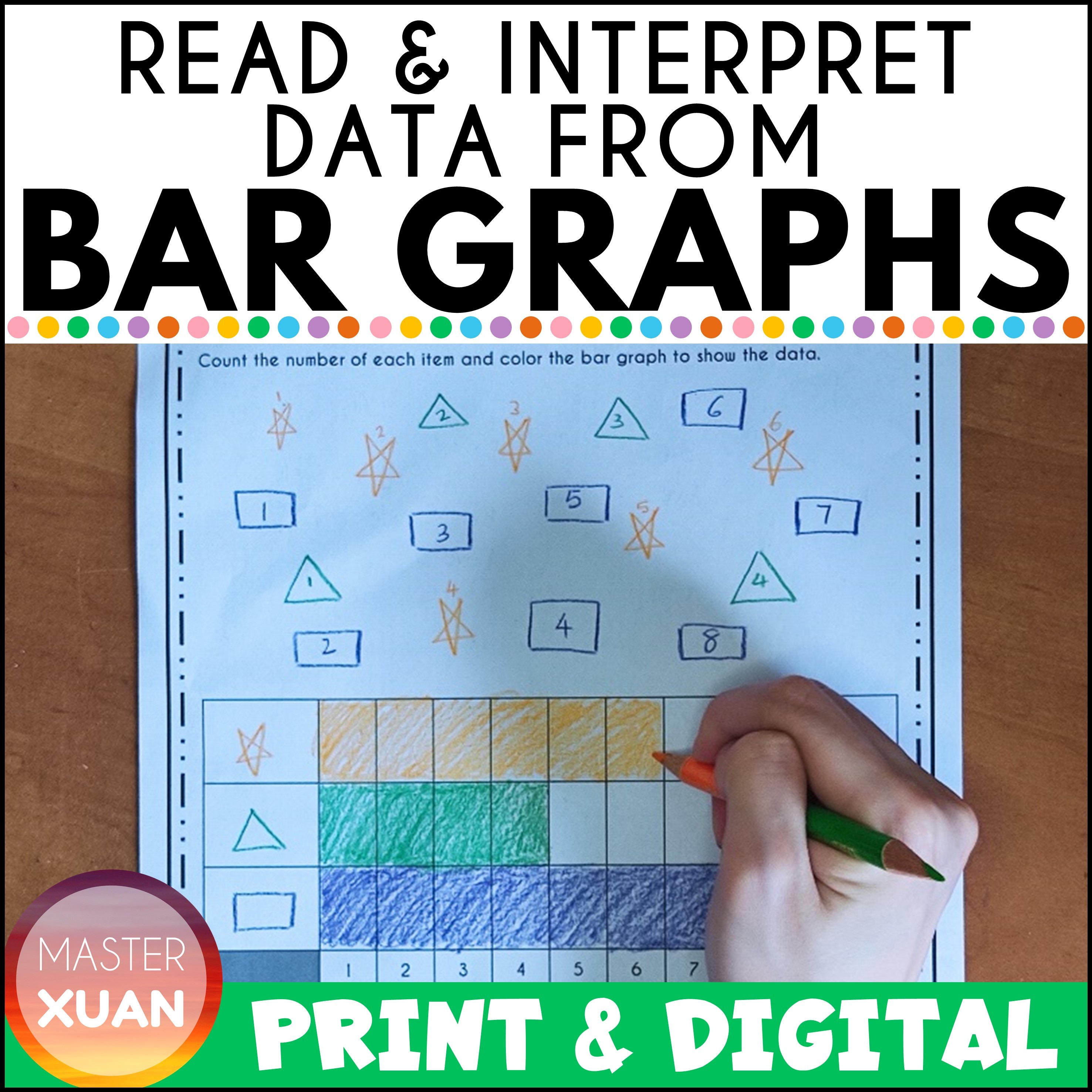 Worksheet on bar graph will be useful for doing 5 Fun Bar Graph Activities