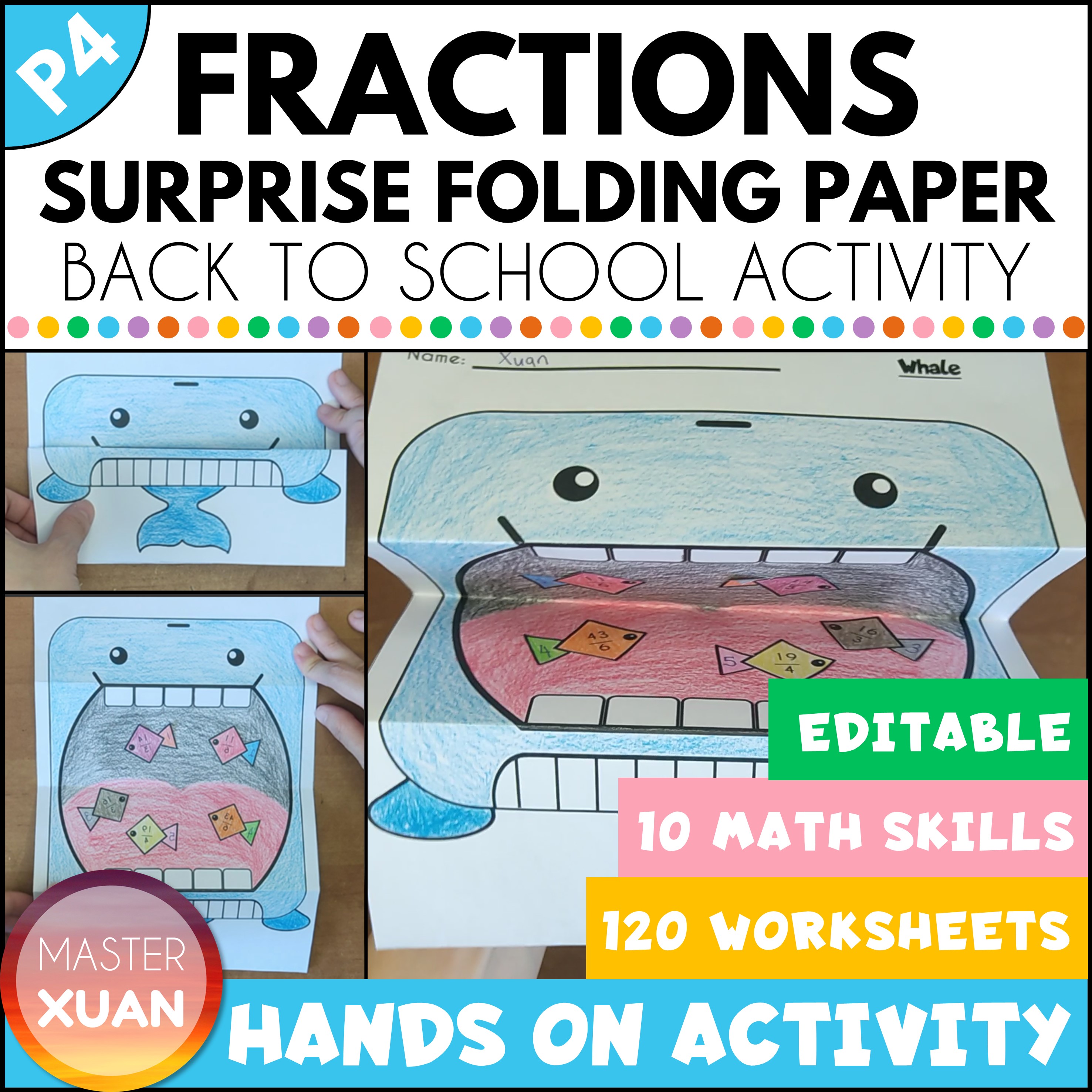 fractions hands on activities