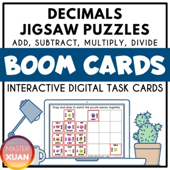 These decimals jigsaw puzzles are great addition to Halloween activity math lessons. 
