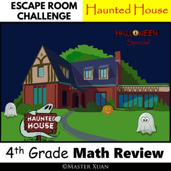 4th Grade Math Escape Room are great as part of Maths Halloween activities. 
