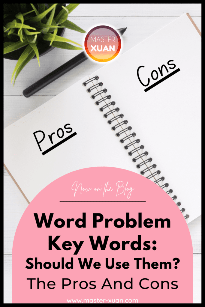 Word problem key words: should we use them? The pros and cons