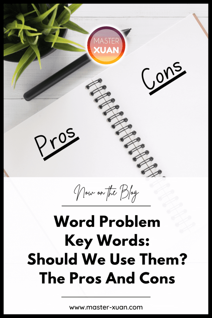 Word problem key words: should we use them? The pros and cons