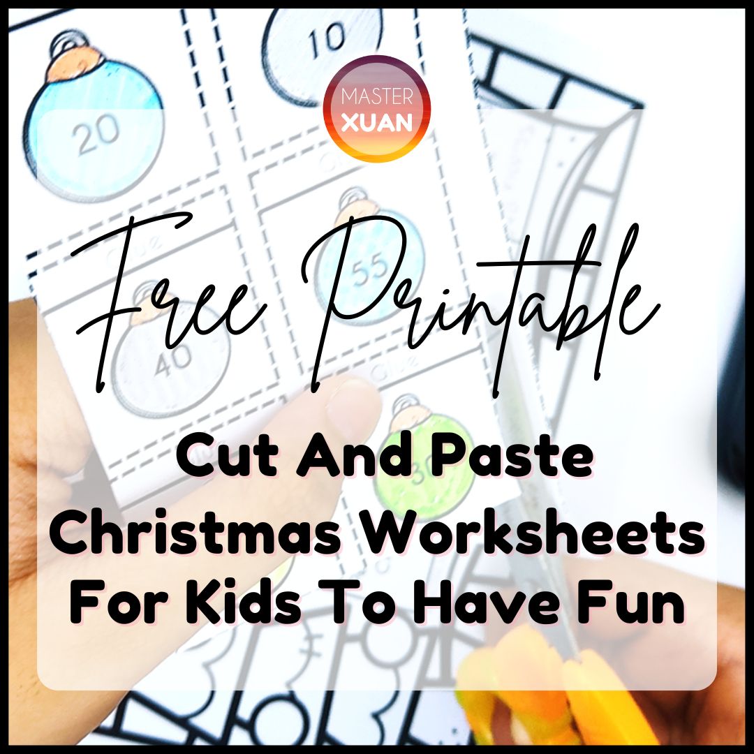 Free Printable Cut And Paste Christmas Worksheets For Kids To Have Fun ...