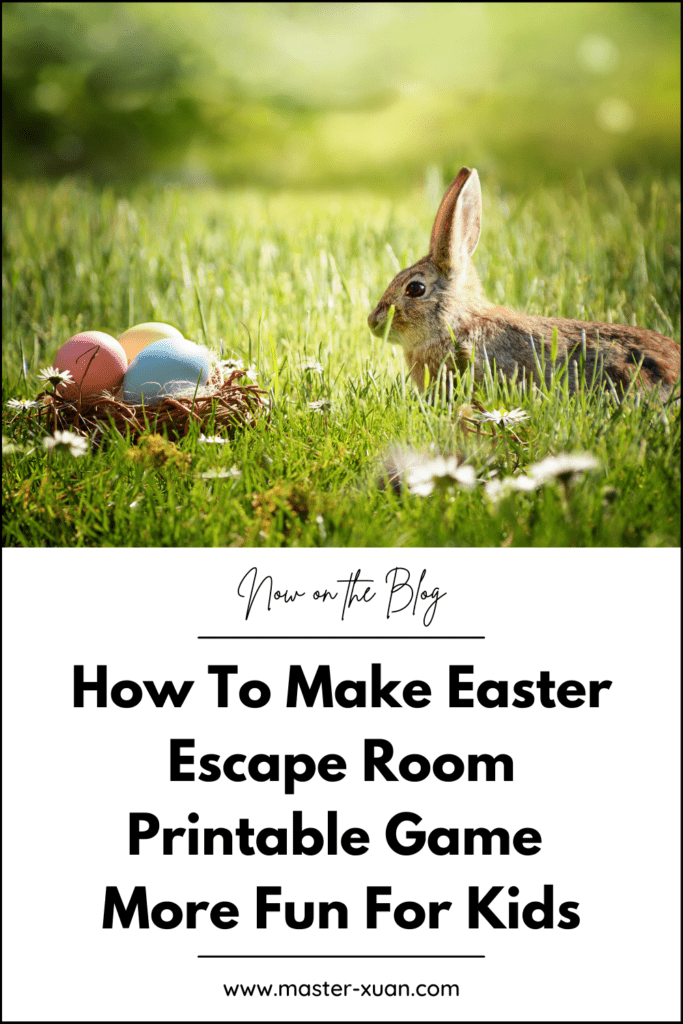 Blog Post: How To Make Easter Escape Room Printable Game More Fun For Kids 
