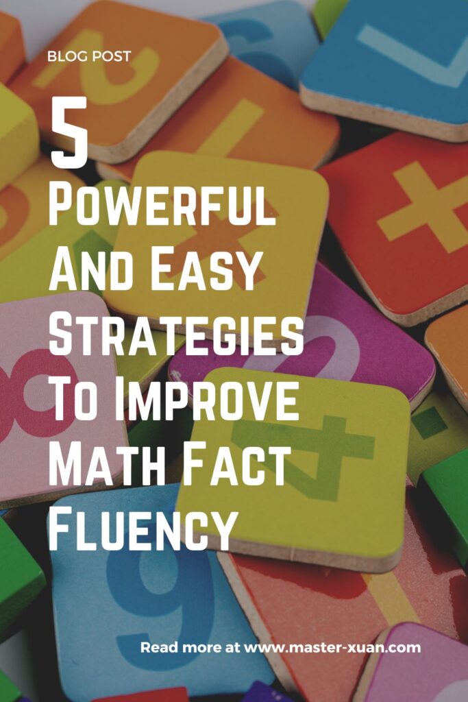 strategies to improve math fact fluency