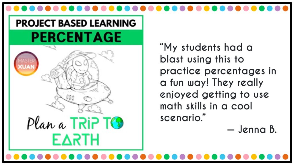 Testimonial for percentages worksheets