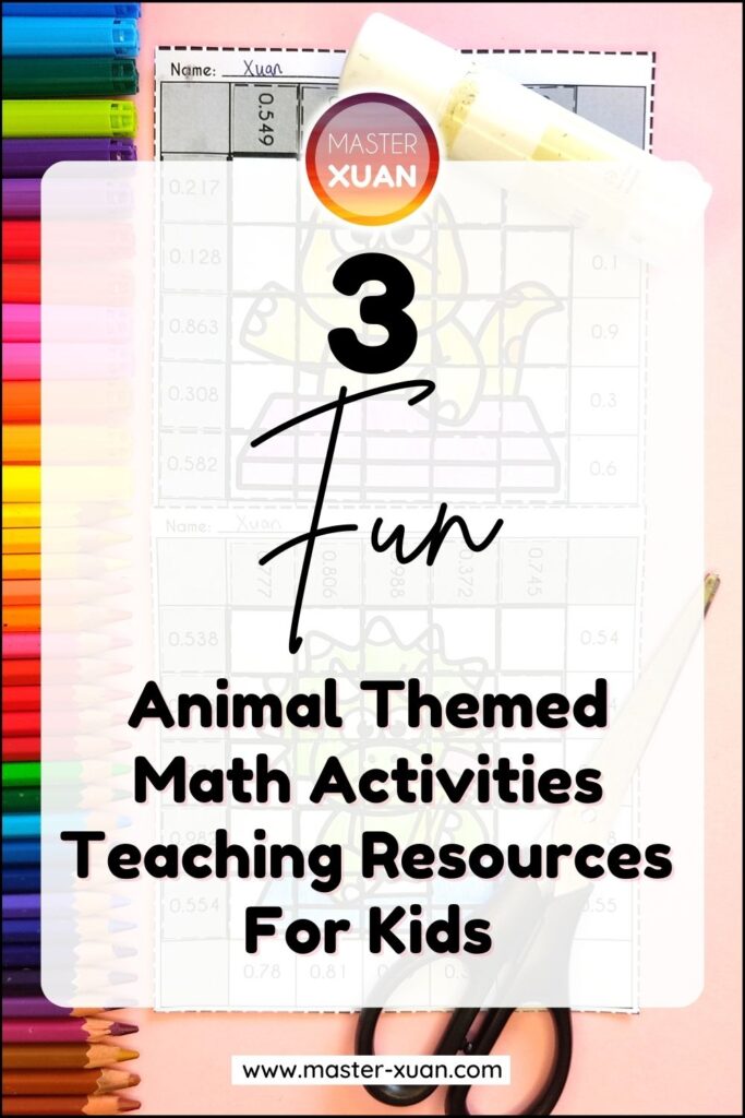 3 Fun Animal Themed Math Activities Teaching Resources For Kids