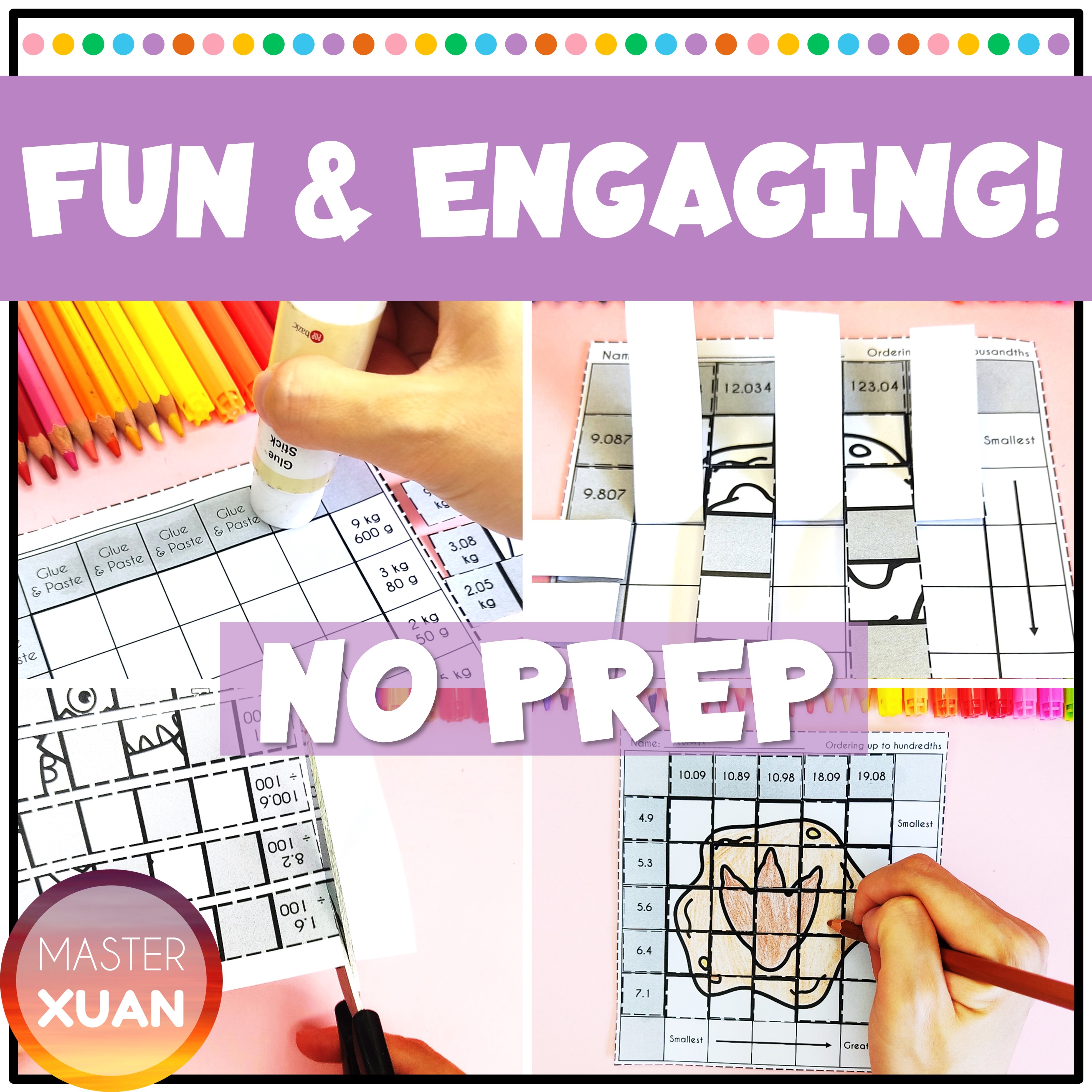 decimal crafts bundle is fun and engaging!