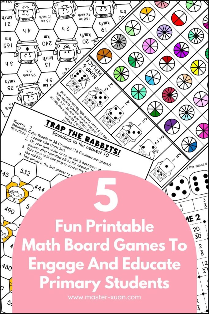 5 Fun Printable Math Board Games To Engage And Educate Primary Students