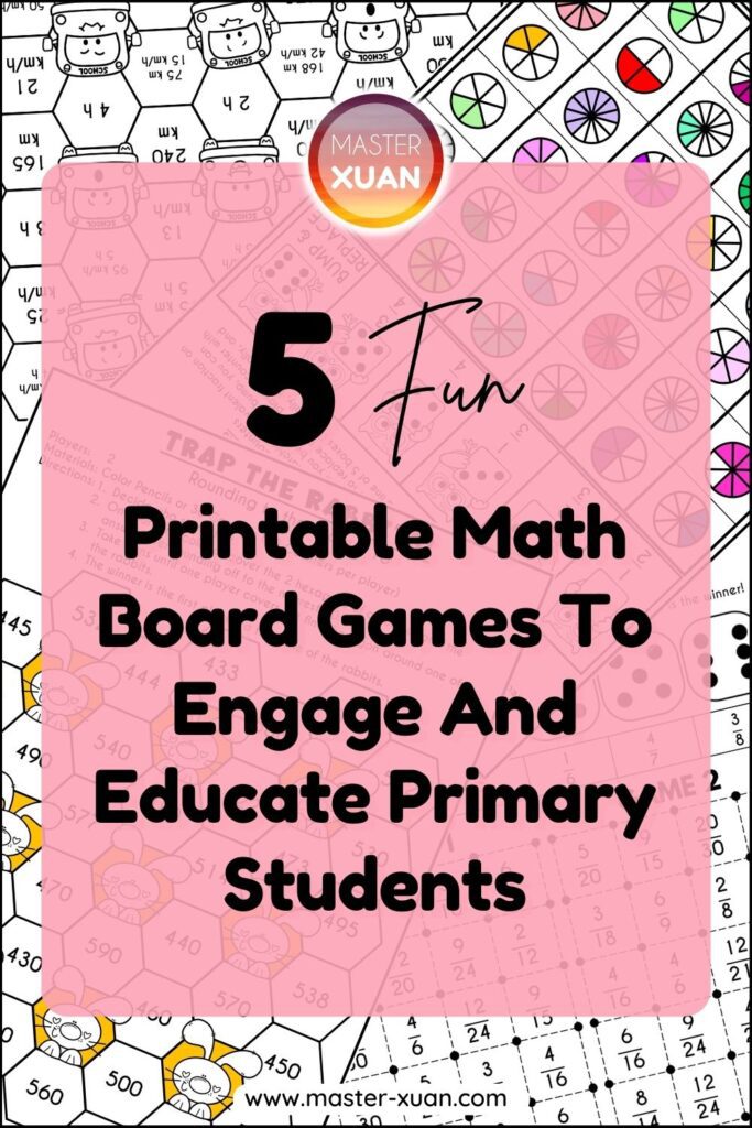 5 Fun Printable Math Board Games To Engage And Educate Primary Students