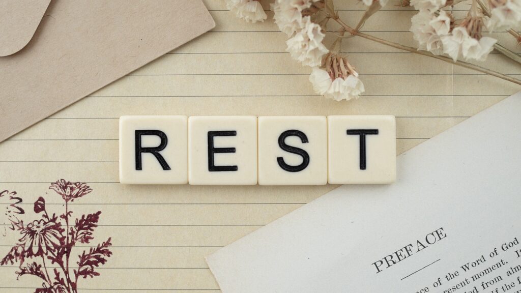 rest for teacher self-care