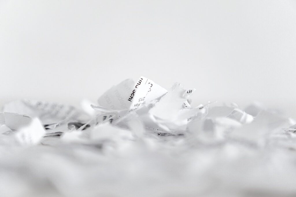 tear up papers with your regrets written on it can be part of your teacher self-care practice.