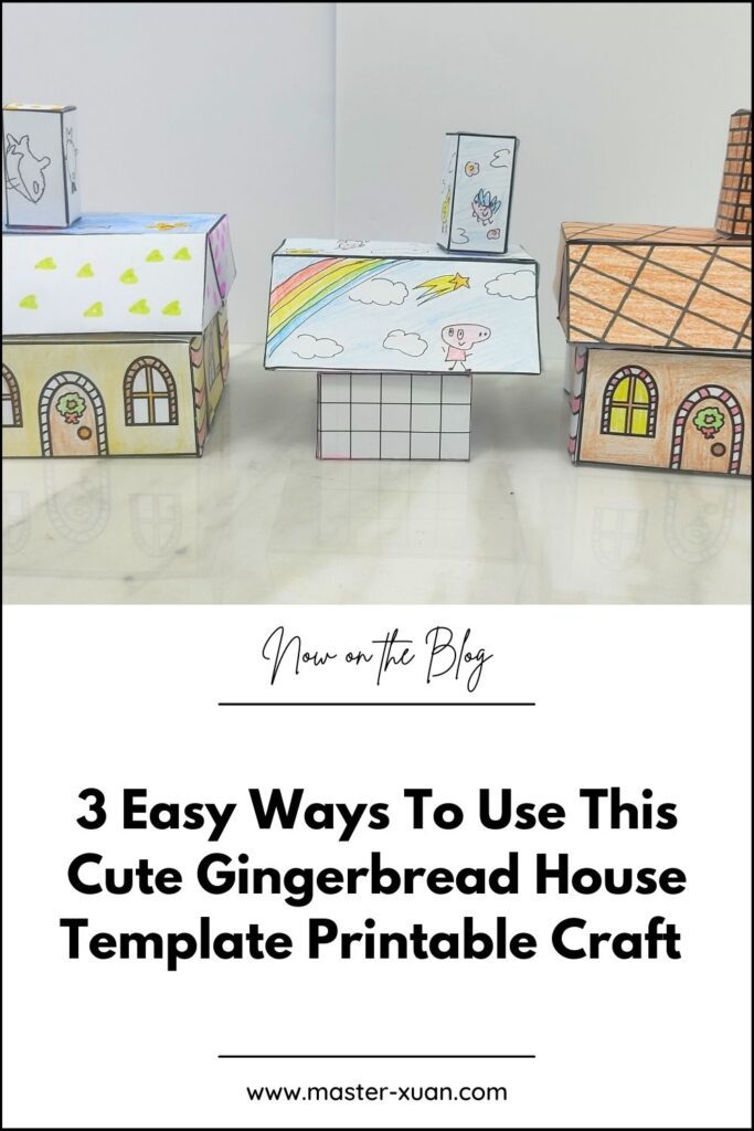 3 Easy Ways To Use This Cute Gingerbread House Template Printable Craft