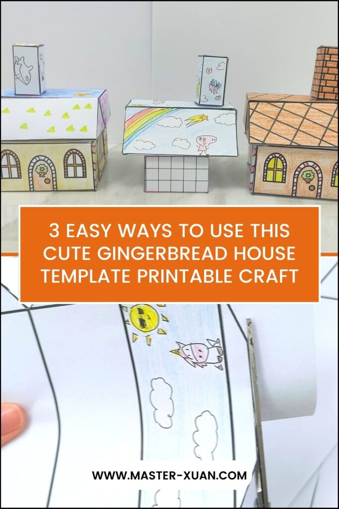 3 Easy Ways To Use This Cute Gingerbread House Template Printable Craft