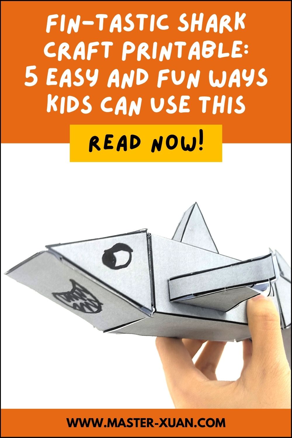 Fin-tastic Shark Craft Printable: 5 Easy And Fun Ways Kids Can Use This 