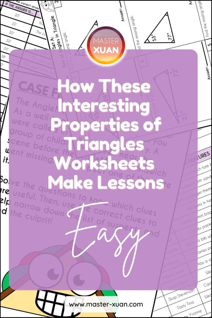 How These Interesting Properties of Triangles Worksheets Make Lessons Easy