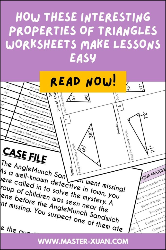 How These Interesting Properties of Triangles Worksheets Make Lessons Easy