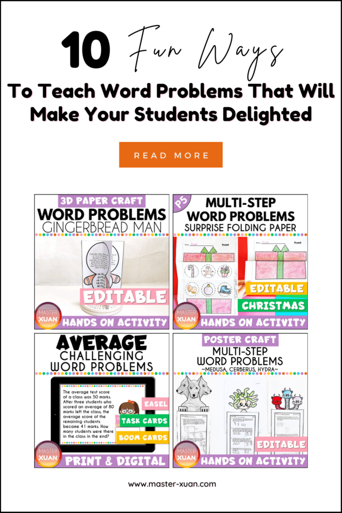 10 Fun Ways To Teach Word Problems That Will Make Your Students Delighted