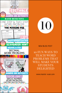 10 Fun Ways To Teach Word Problems That Will Make Your Students ...