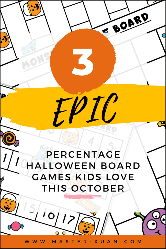 3 Epic Percentage Halloween Board Games Kids love This October