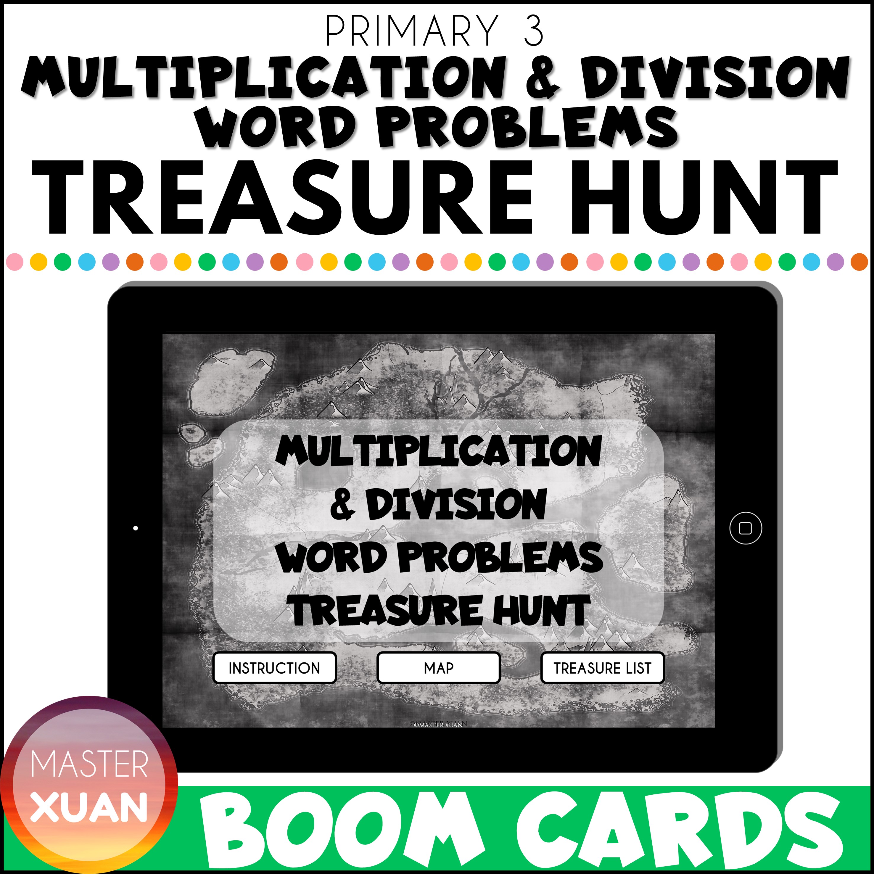 multiplication and division word problems games online treasure hunt
