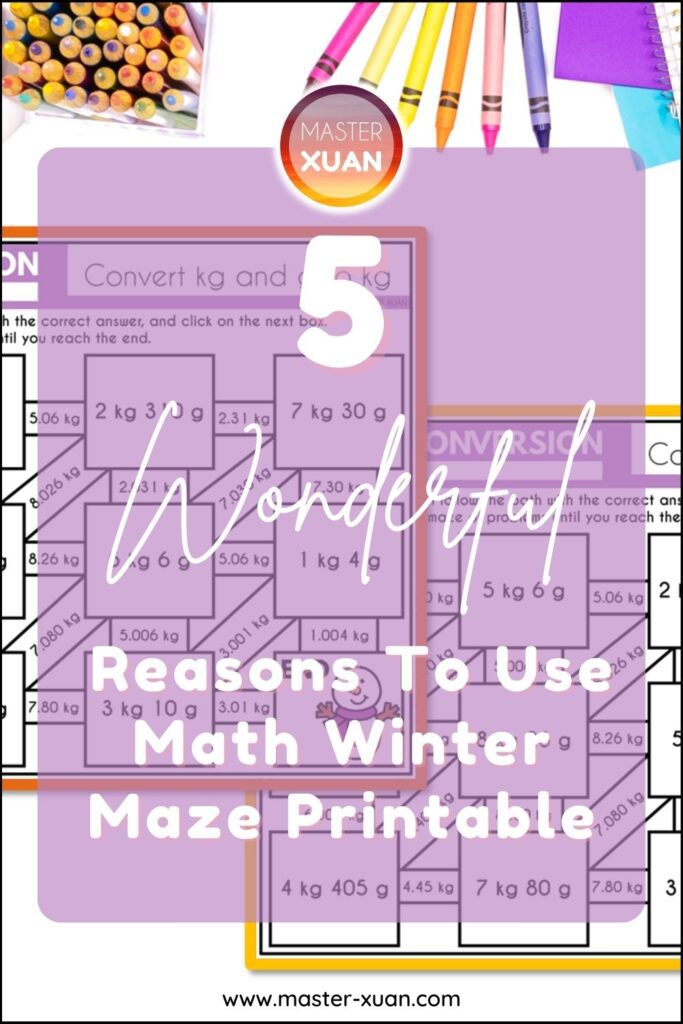 5 Wonderful Reasons To Use Math Winter Maze Printable