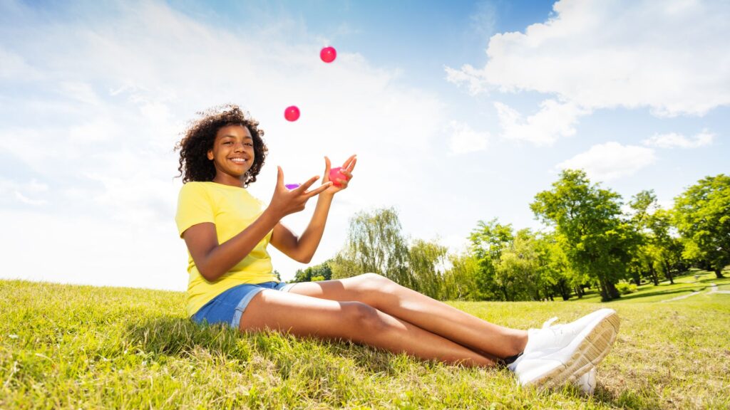 How to help distracted students - practice juggling.