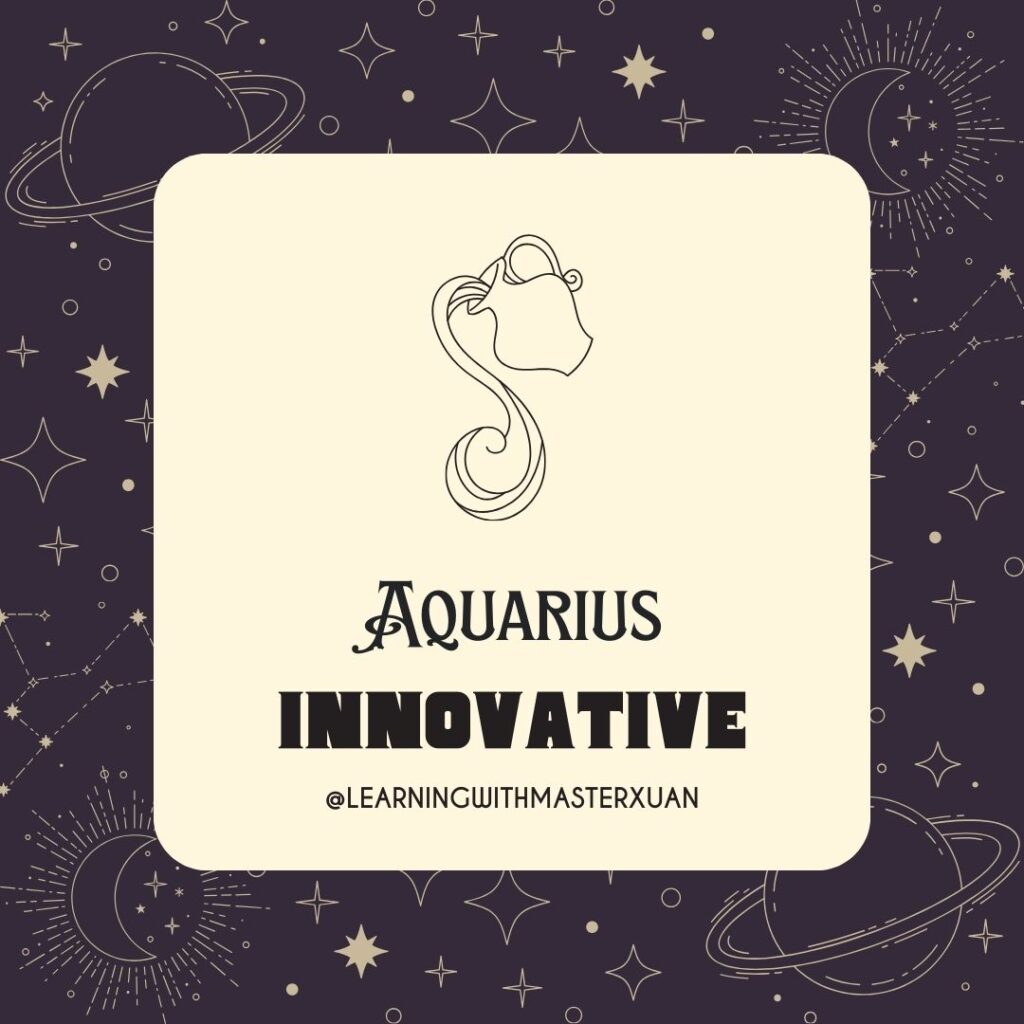 Zodiac signs learning styles: Aquarius