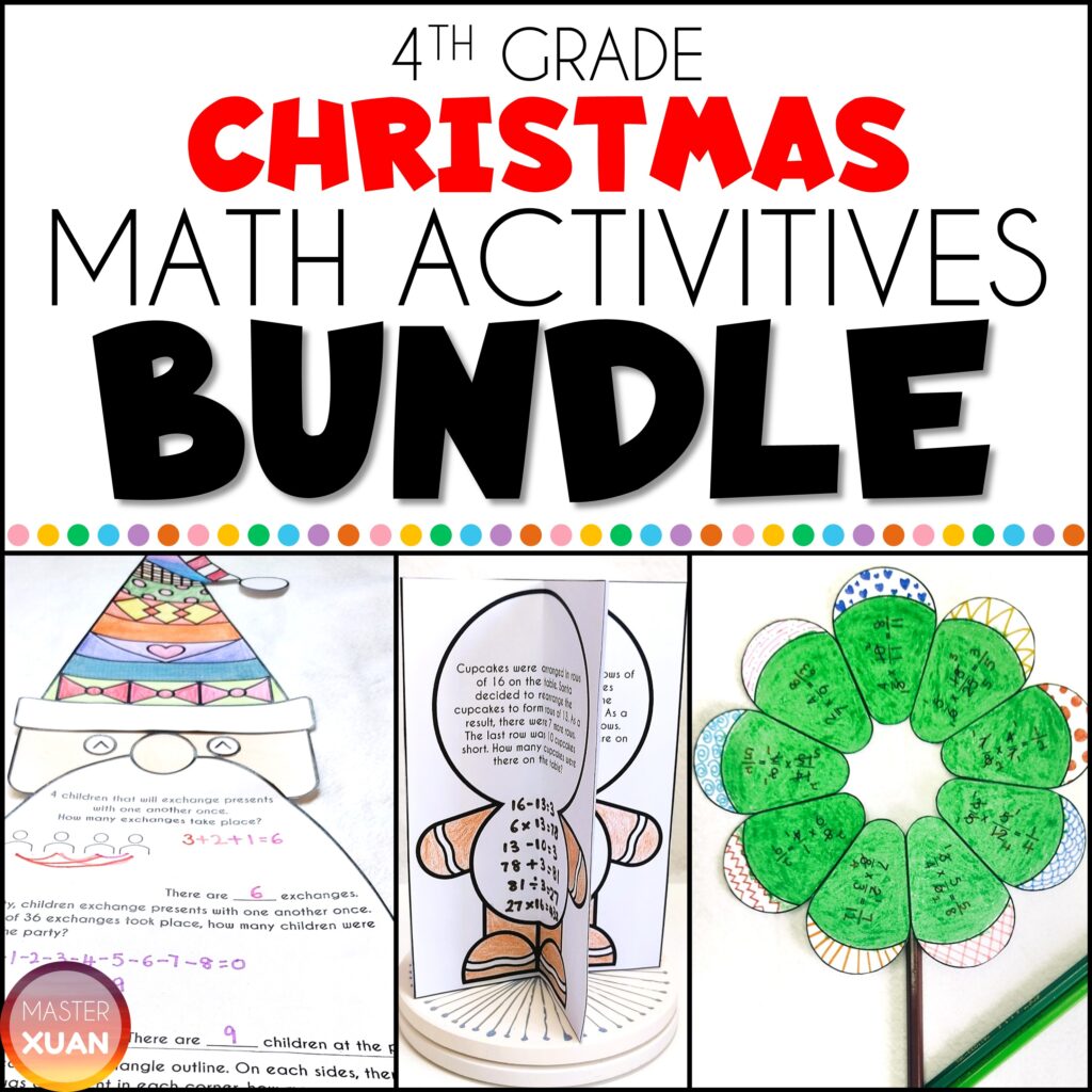 Christmas math activities for kids are available at 20% off!