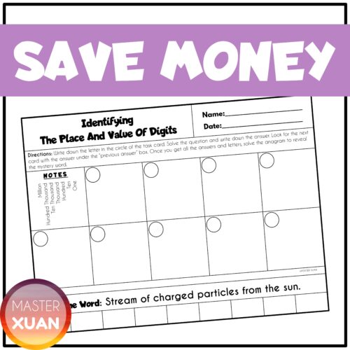 Math place value activities are available at 20% off! Save money today!