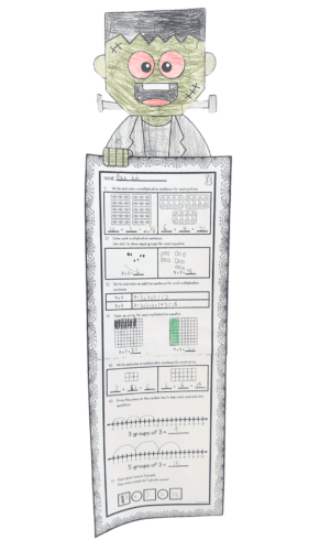 Frankenstein Math Craft is really fun and engaging!