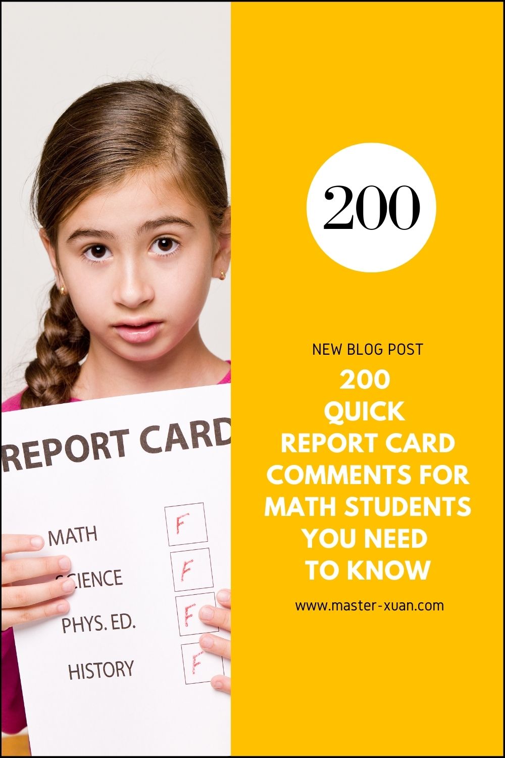 200 Quick Report Card Comments For Math Students You Need To Know ...