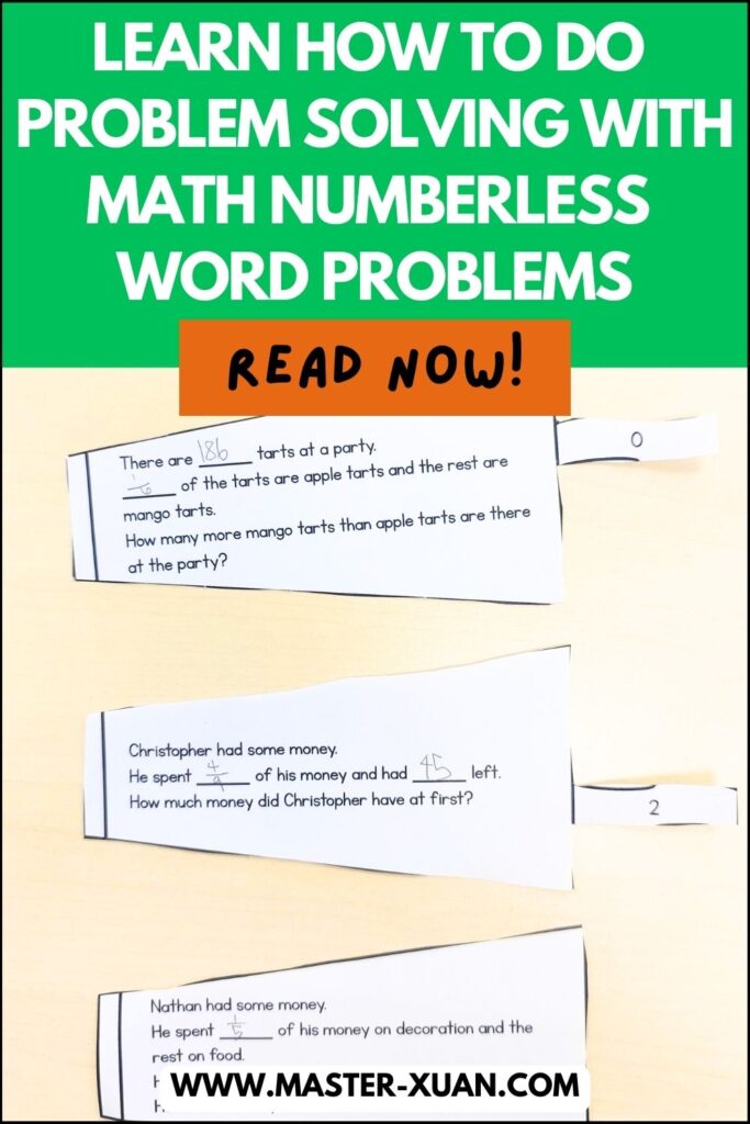 Read this blog post: Learn How To Do Problem Solving With Math Numberless Word Problems