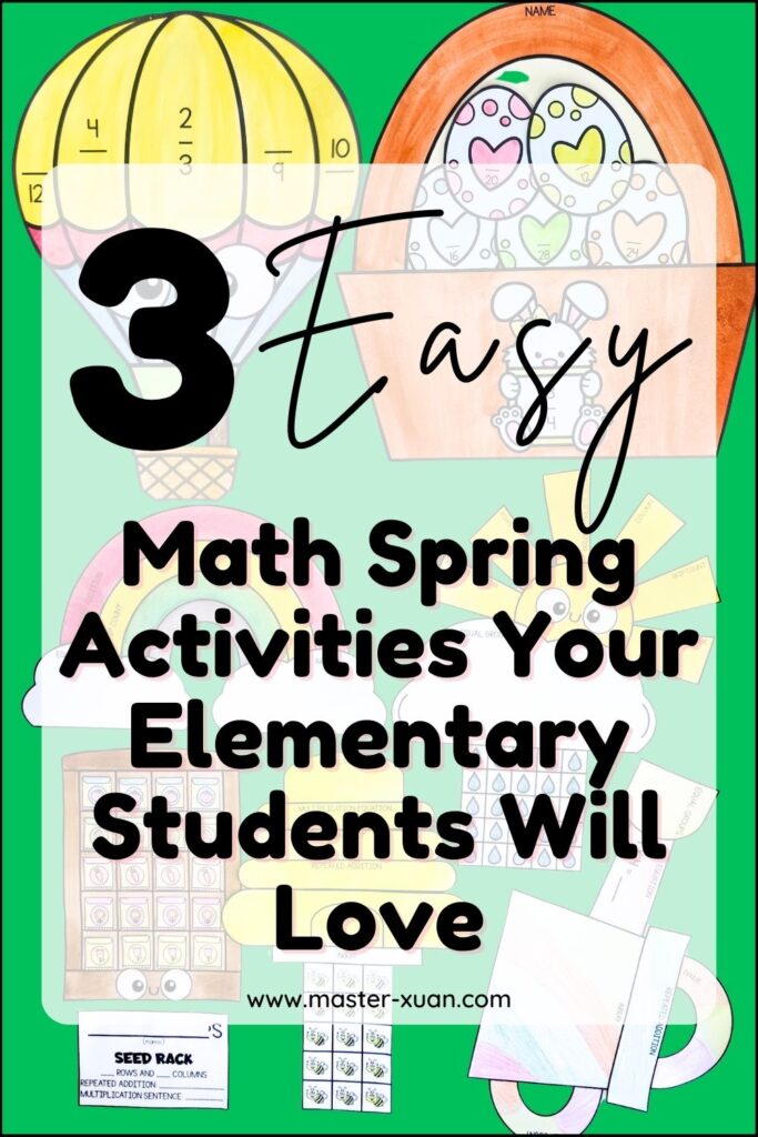 3 Easy Math Spring Activities Your Elementary Students Will Love
