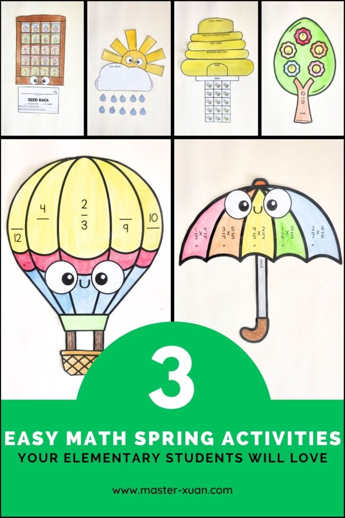 3 Easy Math Spring Activities Your Elementary Students Will Love
