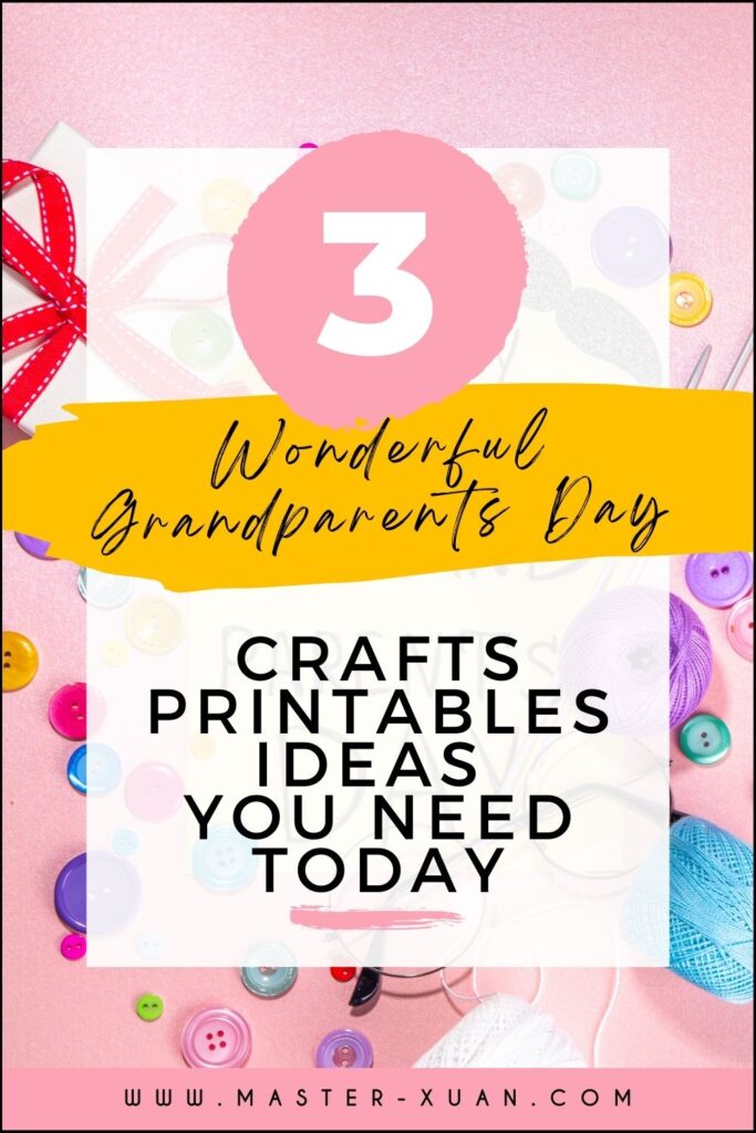 3 Wonderful Grandparents Day Crafts Printables Ideas You Need Today