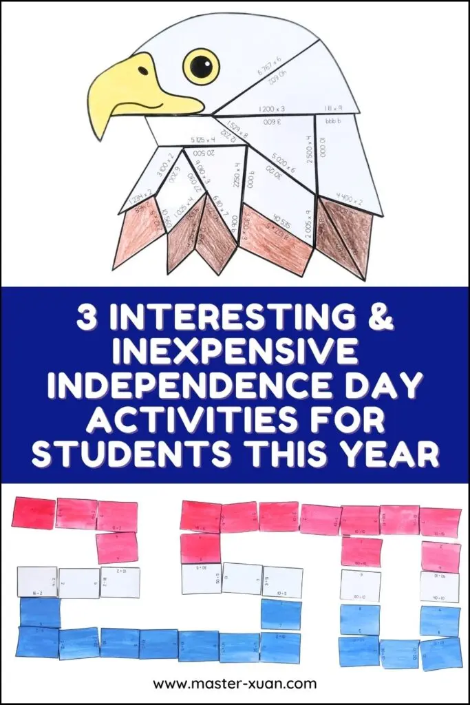 3 Interesting & Inexpensive Independence Day Activities for Students This Year Pinterest Pin