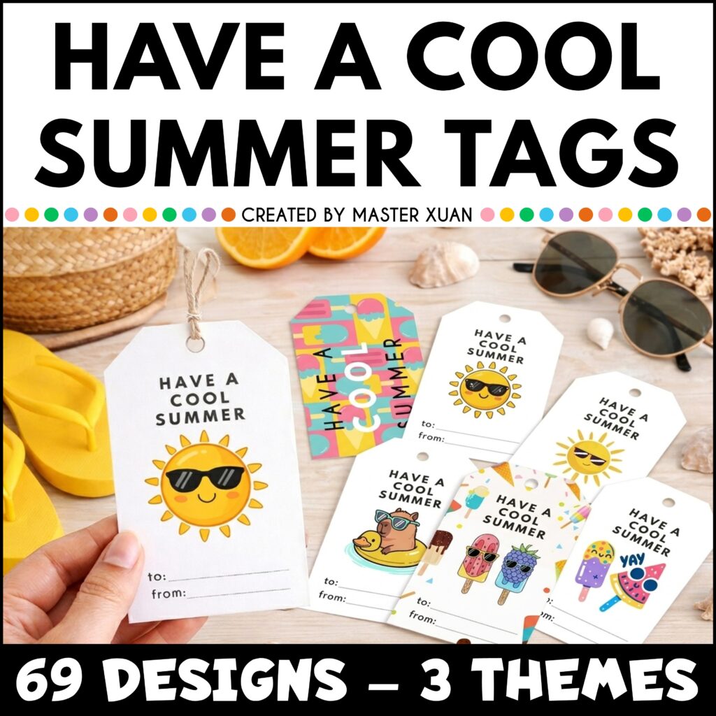 Have a cool summer tags comes with 699 designs with 3 themes.