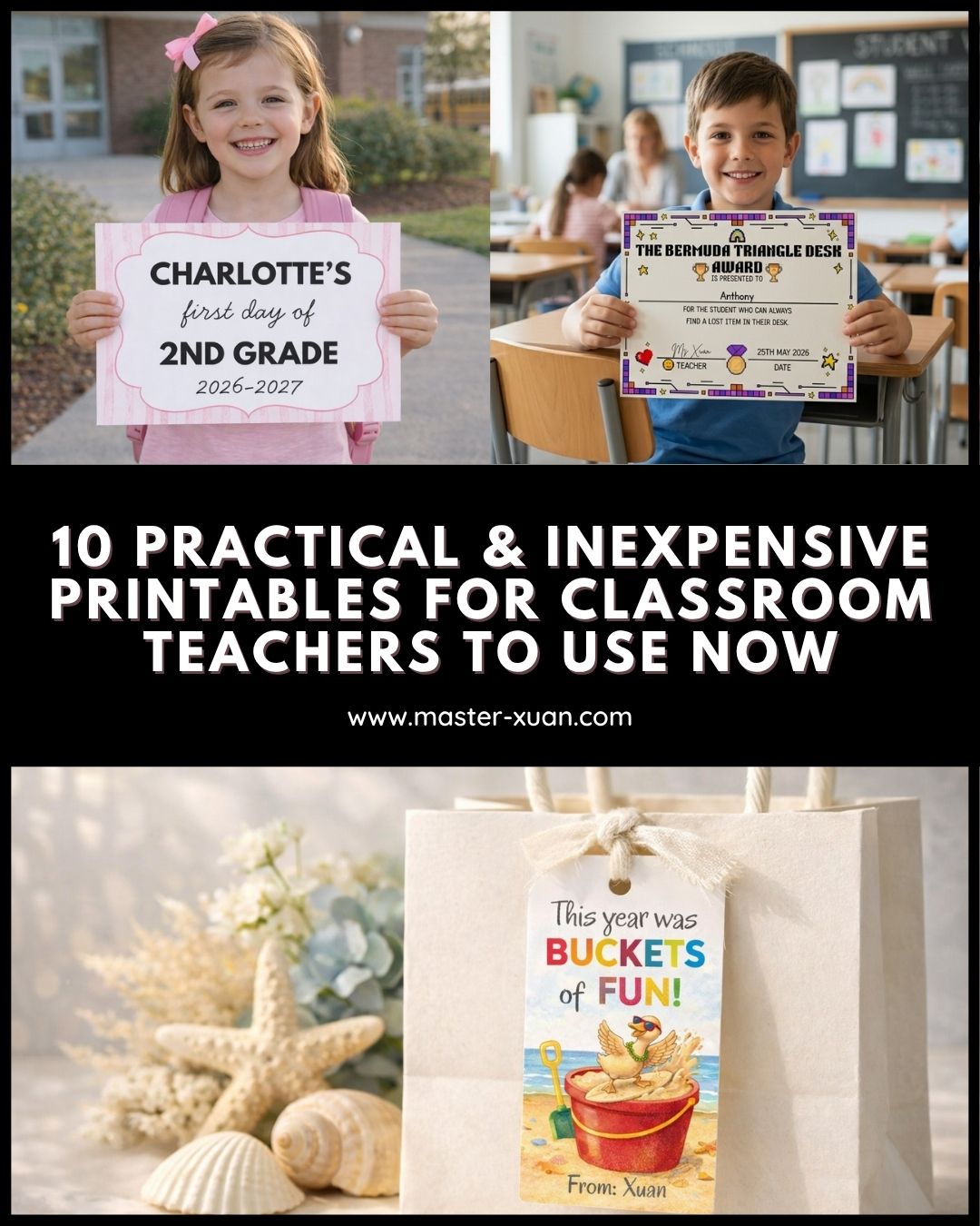 10 Practical & Inexpensive Printables For Classroom Teachers To Use Now