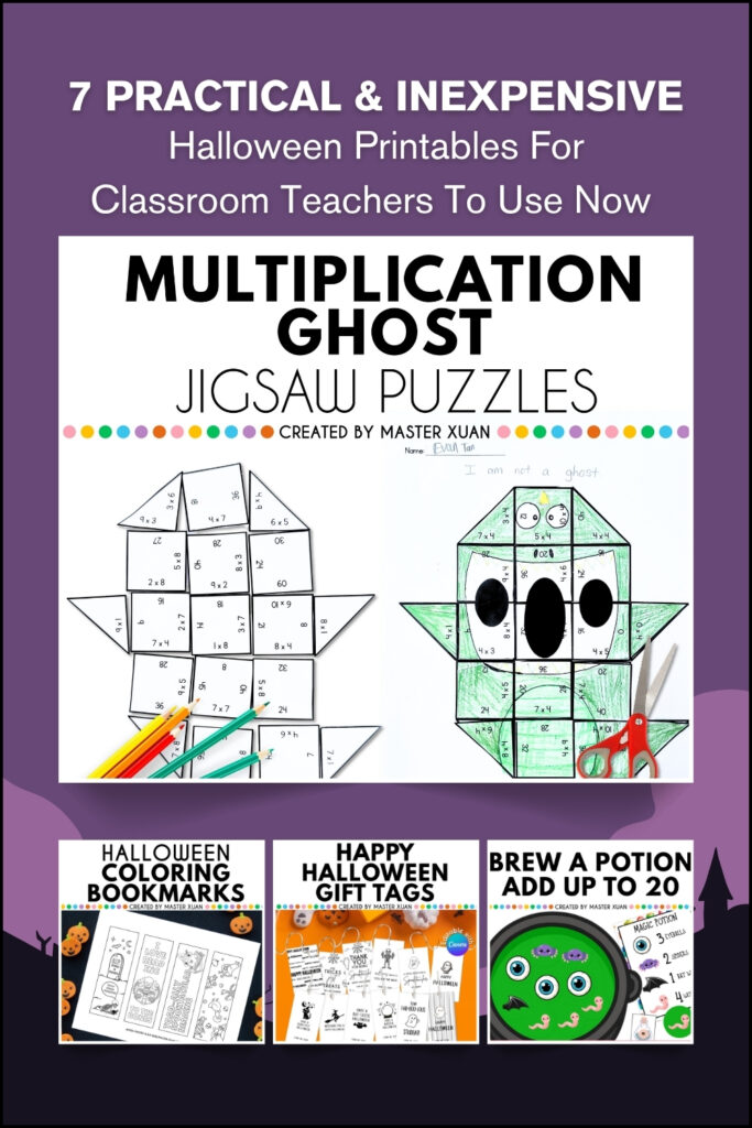 Halloween printables blog post pinterest pin